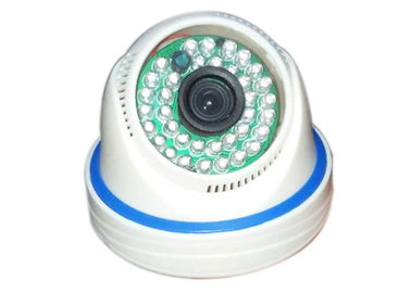 プラスチック ドームの白い小さく軽い メガピクセル IP のカメラ 36 IR LED および青い色