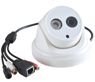 小型屋内2つのMegapixel IP CCTVの保安用カメラIRの夜間視界のドームのカメラ