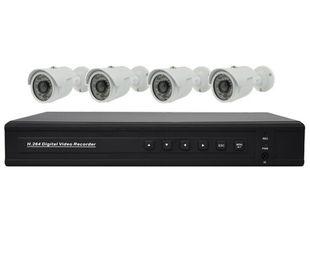 ビデオ監視カメラ 4CH 独立 DVR および IR CCTV の弾丸のカメラ