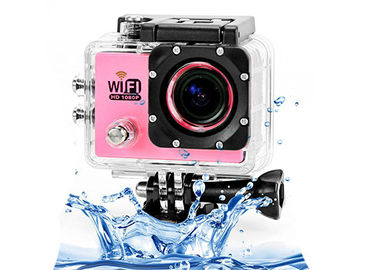 ピンクの水中可聴周波完全な HD 1080P は x4 デジタル Zom のカメラを遊ばします