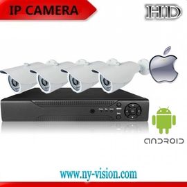 4 720P IP のカメラおよび 4CH Linux ネットワークのビデオ レコーダーのセキュリティ システムが付いているチャネル NVR のキット