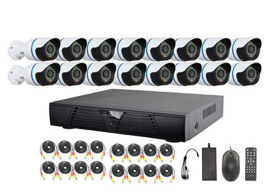16 のチャネルのソニー CCD AHD CCTV の保安用カメラ システム低い照明