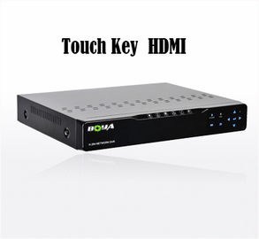 4/8/16chs 独立 DVR、CCTV HD DVR の保証ネットワーク DVR の接触ボタンによって埋め込まれる DVR