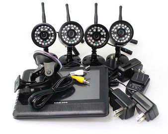 4 CH のクォード映像無線 DVR の監視カメラ システム、家 DVR のセキュリティ システム