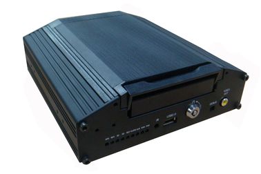 H.264 HDD 高い圧縮比の移動式 DVR のレコーダー 4 チャネル D1 CIF