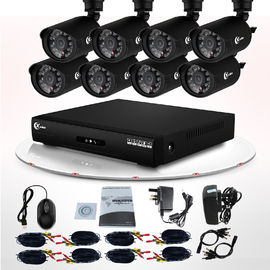 ビデオ監視赤外線 LED CCTV 屋外の耐候性がある 700TVL CCTV のカメラ DVR のキット
