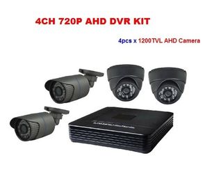 HD 720P 4CH AHD のキット、4CH P2P AHD DVR のキット、AHD のビデオ・カメラ DVR システム